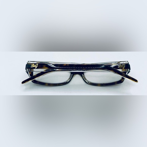 Dolce & Gabbana Tortoise Clear Rectangular Sunglasses Frames Only - Picture 4 of 8